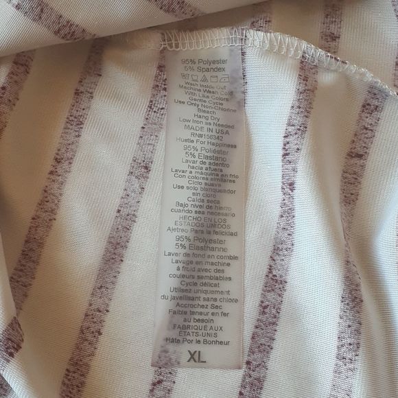 RENCENT RIVE velvet round neck top size XL - Picture 11 of 13